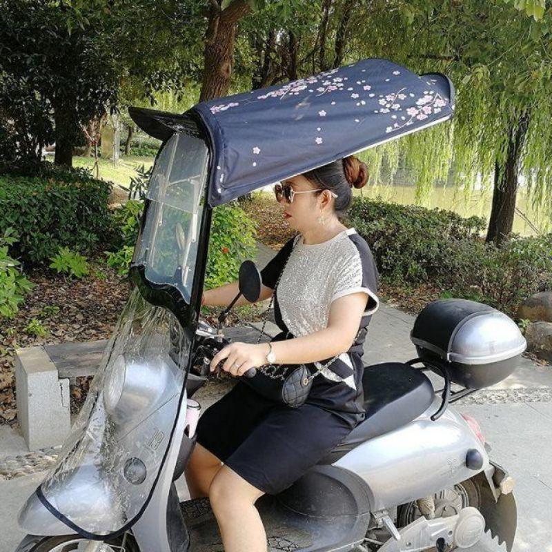 Mái che xe máy, phụ kiện xe máy, mái che, bạt phủ xe máy, bạt che xe máy, áo trùm xe máy, bạc che xe máy, ô xe máy 770-duoc-ban-tai-Mái che xe máy và xe điện Thiên Linh