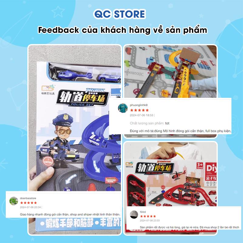 Đồ chơi trẻ em bộ đồ chơi lắp ráp đường đua ô tô cao tốc nhiều tầng phù hợp cho bé từ 4-6 tuổi .-duoc-ban-tai-QC Store