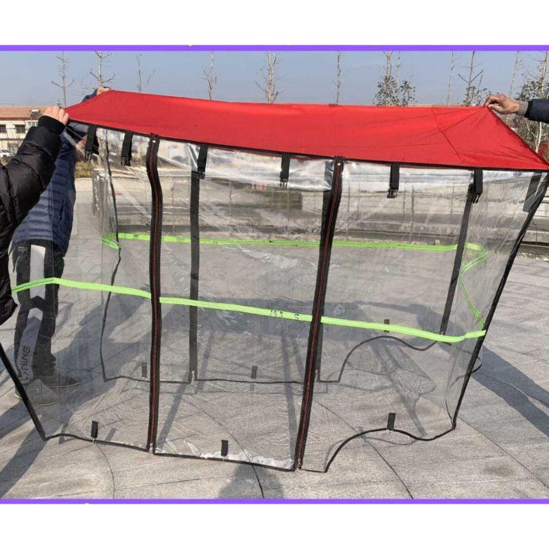 Rèm phủ kín mui mái che xe 3 bánh và thương binh (KHÔNG ĐẶT RỜI RIÊNG LẺ, CHỈ ĐẶT KÈM MÁI CHE)-duoc-ban-tai-Mái che xe máy và xe điện Thiên Linh