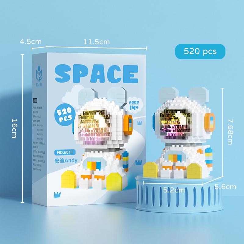 Bộ Đồ Chơi Lắp Ráp 3D thông minh Mini Hình Phi Hành Gia Cho Bé-duoc-ban-tai-QC Store