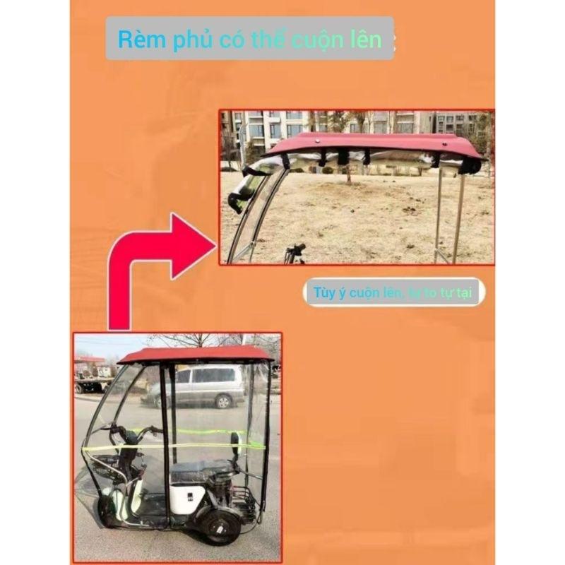 Mái che xe máy, phụ kiện xe máy, mái che, bạt phủ xe máy, bạt che xe máy, áo trùm xe máy, bạc che xe rèm trùm kín 2590-duoc-ban-tai-Mái che xe máy và xe điện Thiên Linh