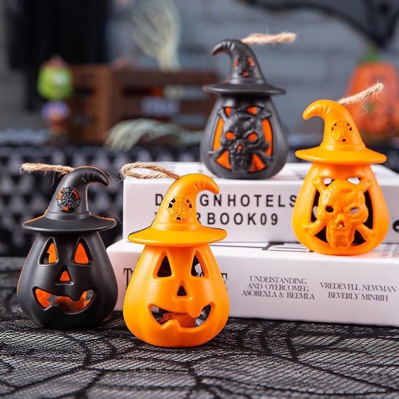 Đèn bí ngô Halloween Hapi Toys - Đồ chơi đèn led hình quả bí ngô dùng để trang trí dịp lễ Halloween quà tặng cho bé .-duoc-ban-tai-QC Store
