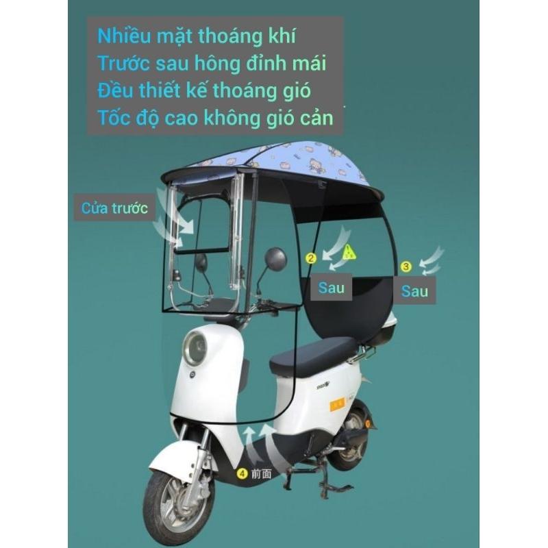 Mái che xe máy, phụ kiện xe máy, mái che, bạt phủ xe máy, bạt che xe máy, áo trùm xe máy, bạc xe cửa sổ gấu rèm cạnh 755-duoc-ban-tai-Mái che xe máy và xe điện Thiên Linh