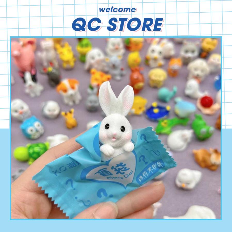 Charm thú ngẫu nhiên blindbox set 10/30/50 gói kẹo gắn vòng tay nơ móng trang trí giá rẻ QC Store-duoc-ban-tai-QC Store