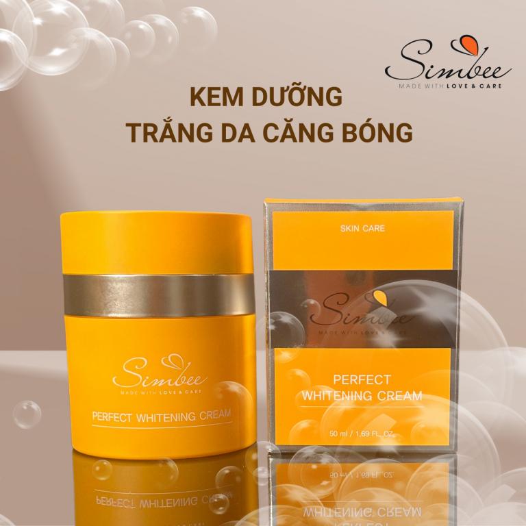 Kem Dưỡng Trắng Da Căng Bóng Simbee 50ml - Làn Da Hoàn Hảo Trong Tầm Tay - Skincare Nữ Women-duoc-ban-tai-Minh Nguyệt Mall