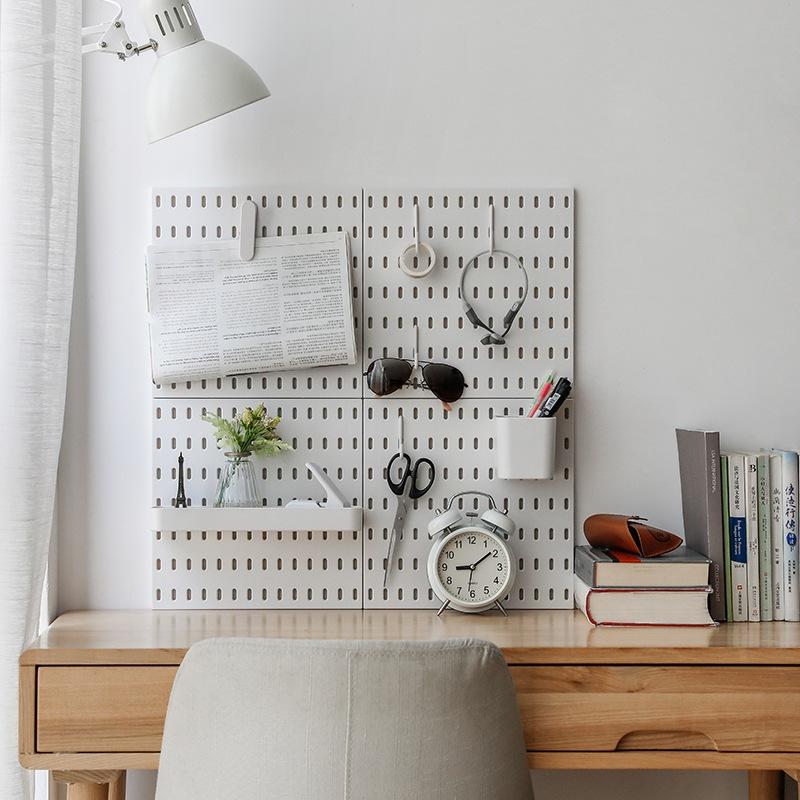 Pegboard giá kệ decor trang trí để đựng đồ nhà bếp đa năng giá treo tường dụng cụ phòng bếp kệ gia vị dán tường QC Store-duoc-ban-tai-QC Store