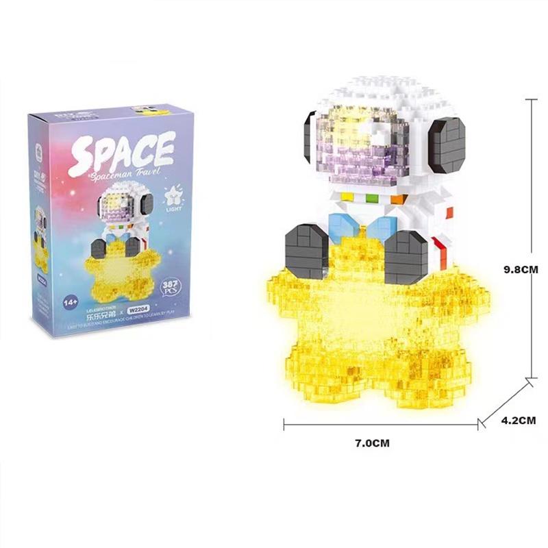Bộ Đồ Chơi Lắp Ráp 3D thông minh Mini Hình Phi Hành Gia Cho Bé-duoc-ban-tai-QC Store