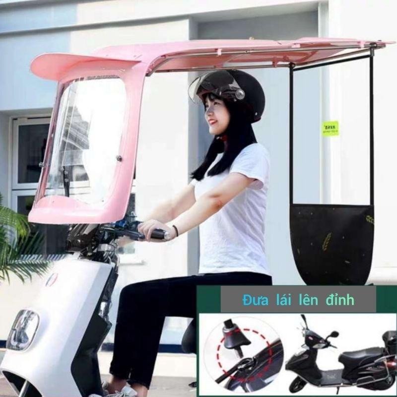 Che xe máy nắng mưa, tấm che nắng xe máy, che nắng xe máy, che xe máy, mái che xe máy, mái che xe máy gấp gọn 1515-duoc-ban-tai-Mái che xe máy và xe điện Thiên Linh