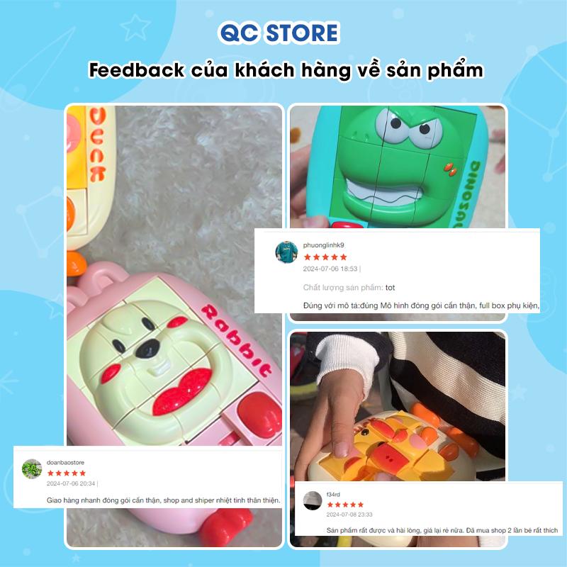 Đồ chơi trượt xếp hình thông minh 3D hình con vật đáng yêu làm quà tặng cho bé QC Store-duoc-ban-tai-QC Store