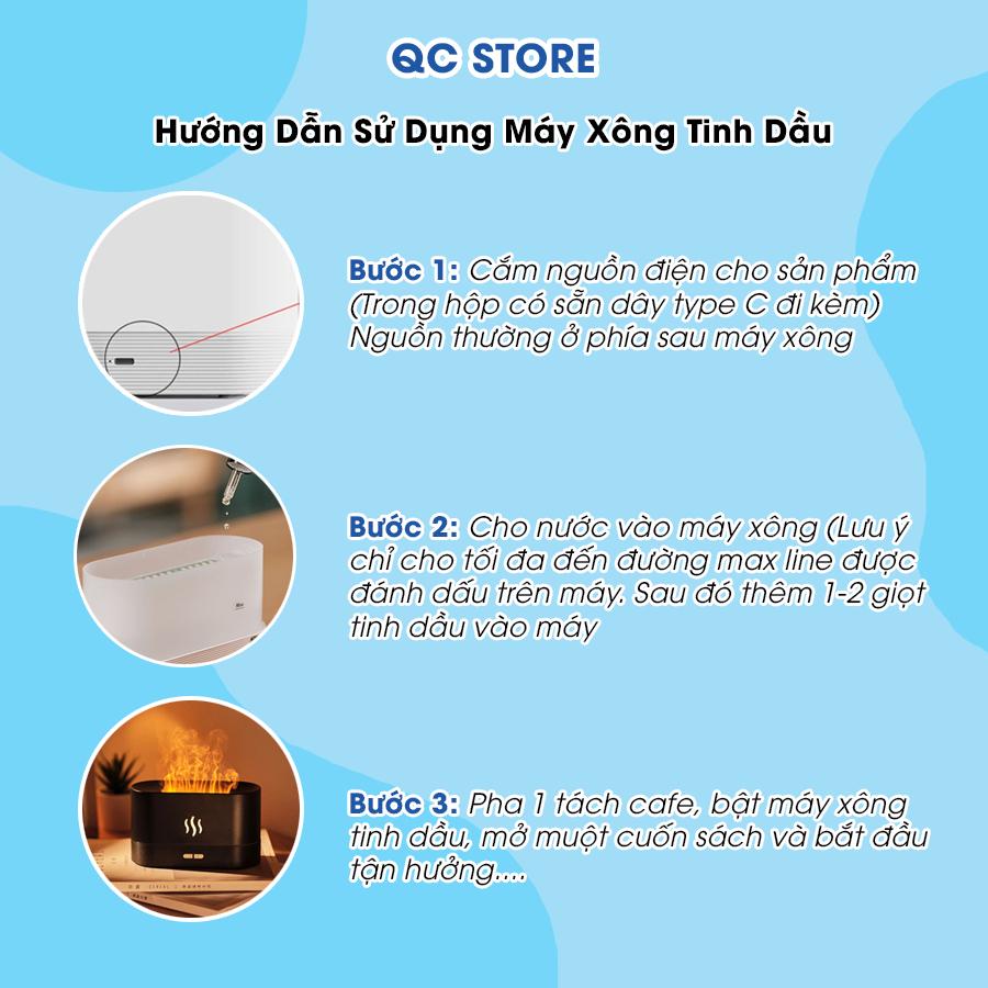 Máy xông tinh dầu phòng ngủ khuếch tán tự động ngắt làm thơm trưng bày phòng khách đuổi muỗi mini cao cấp 300ml QC Store-duoc-ban-tai-QC Store
