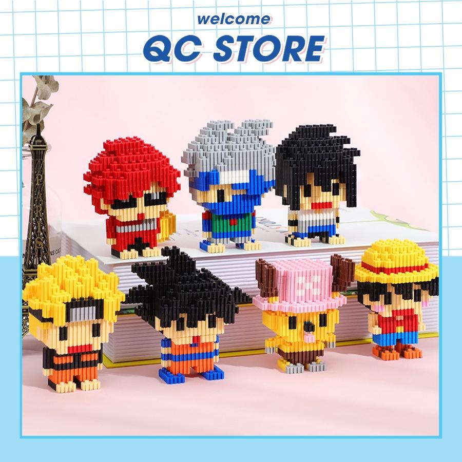 Đồ chơi lắp ráp mô hình naruto onepiece sasuke mini 3d thông minh cho bé QC Store-duoc-ban-tai-QC Store