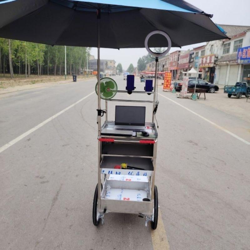 Xe đẩy LiveStream có Mái Che-duoc-ban-tai-Mái che xe máy và xe điện Thiên Linh