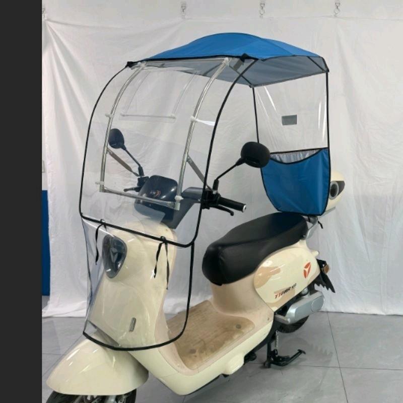 Mái che xe 2 bánh Thiên Linh có thể cuộn gấp gọn 790-duoc-ban-tai-Mái che xe máy và xe điện Thiên Linh