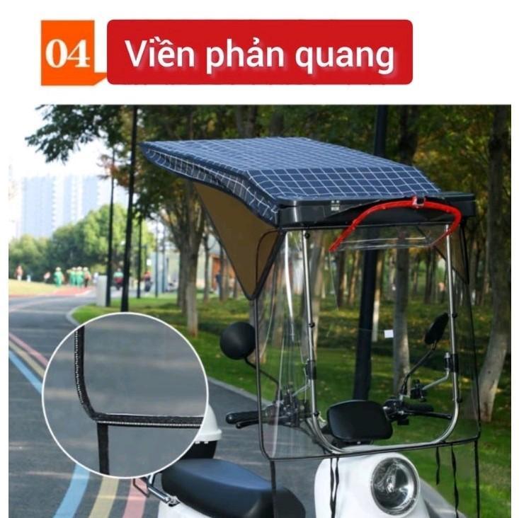 Mái che, ô che, dù che, mui che, rèm che, trùm che, bạt che xe gấp gọn trong phút mốt, phụ kiện xe 860-duoc-ban-tai-Mái che xe máy và xe điện Thiên Linh