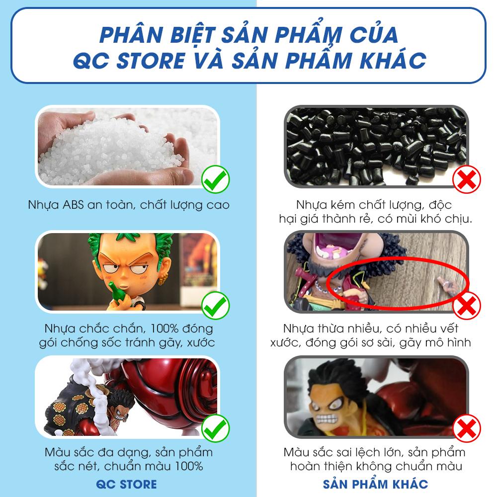 Mô hình One Piece Luffy Gear 5 Nika anime giá rẻ decor có LED figure bản cơ bắp 11cm no box QC Store-duoc-ban-tai-QC Store