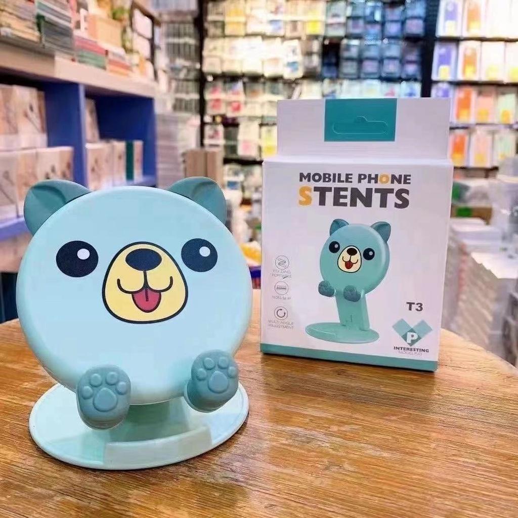 Giá đỡ điện thoại tản nhiệt livestream xếp gọn hình thú dễ thương để bàn đáng yêu QC Store-duoc-ban-tai-QC Store