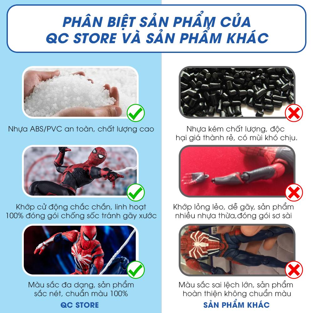 [Mẫu Mới 2025] Đồ chơi mô hình Agent Venom Carnage marvel revotech có khớp cử động  decor cao 20cm QC Store-duoc-ban-tai-QC Store