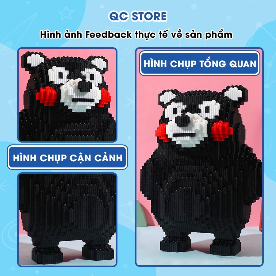 Kumamon đồ chơi lắp ráp sáng tạo xếp hình 3D cao cấp thông minh cho bé QC Store-duoc-ban-tai-QC Store