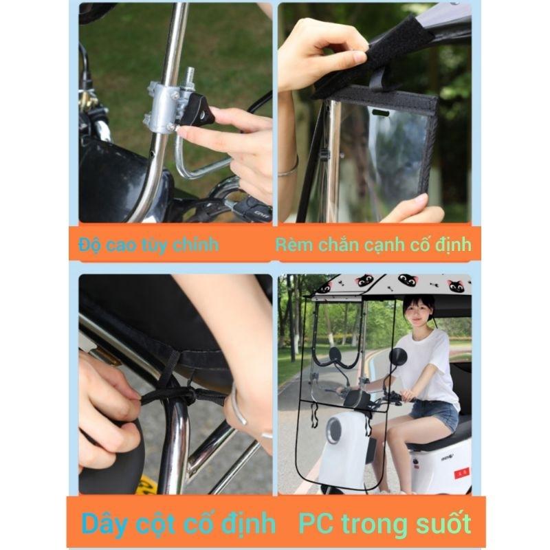 Mái che xe máy, phụ kiện xe máy, mái che, bạt phủ xe máy, bạt che xe máy, áo trùm xe máy, bạc che xe máy (mở cửa sổ) 650-duoc-ban-tai-Mái che xe máy và xe điện Thiên Linh