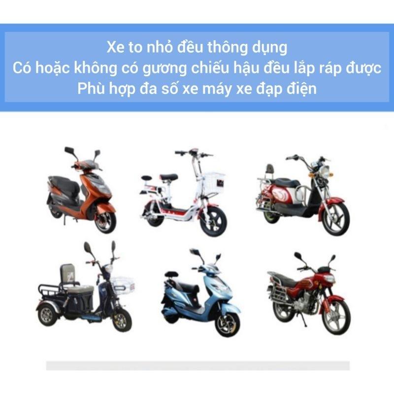 Mái che xe máy, phụ kiện xe máy, mái che, bạt phủ xe máy, bạt che xe máy, áo trùm xe máy, bạc che xe 3 giây gấp gọn 765-duoc-ban-tai-Mái che xe máy và xe điện Thiên Linh