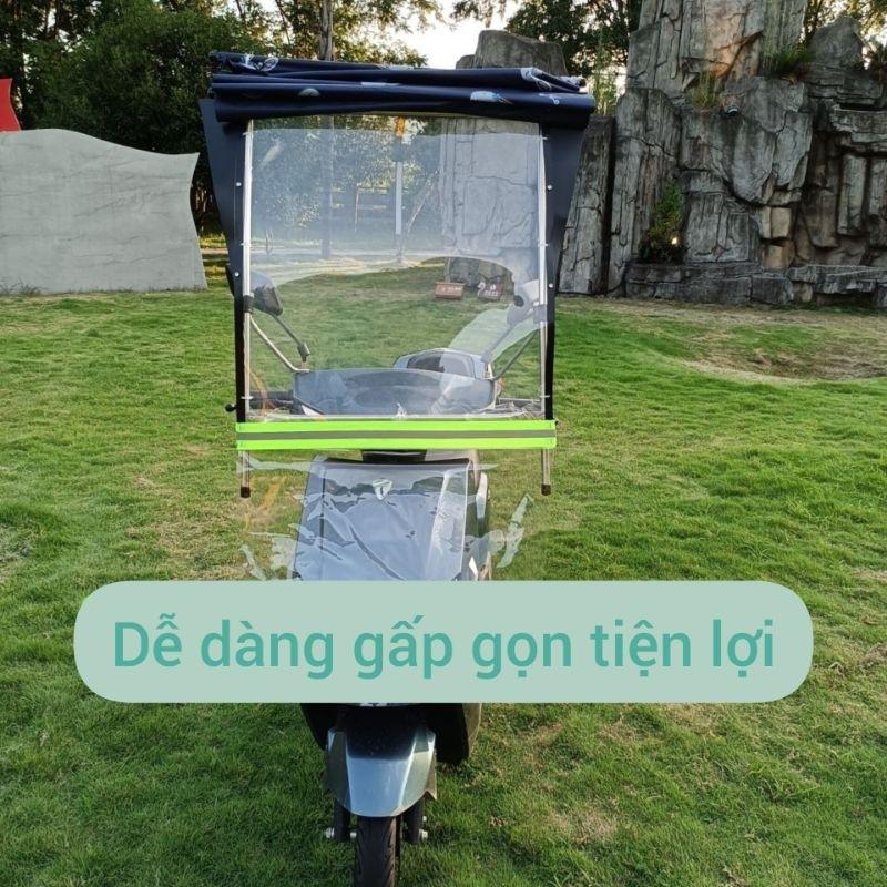 Mái che xe máy và xe đạp điện 610 có thể gập gọn-duoc-ban-tai-Mái che xe máy và xe điện Thiên Linh