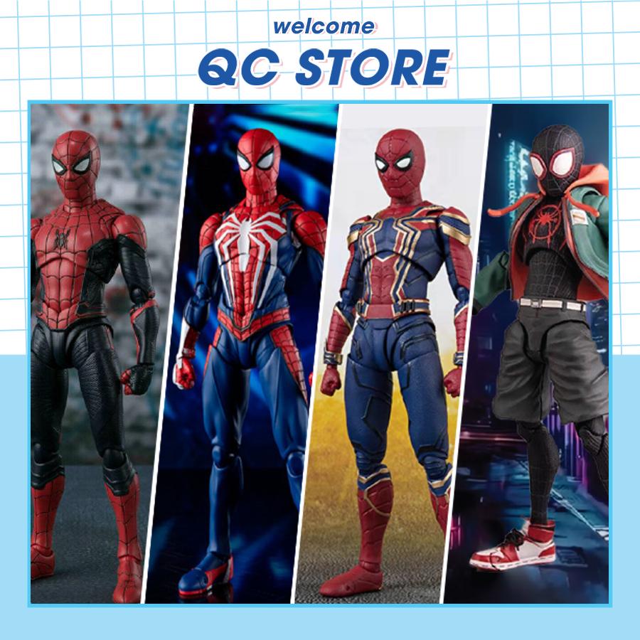 [Mẫu mới 2025] Mô hình spiderman người nhện có khớp decor siêu nhân siêu anh hùng avenger miles morales giá rẻ QC Store-duoc-ban-tai-QC Store