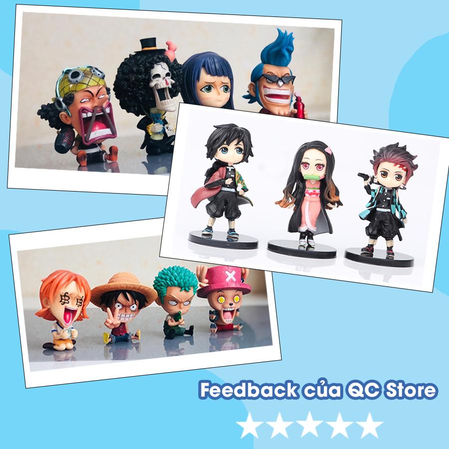 Mô hình 3D One Piece chibi Luffy Zoro Sanji Ace Sabo Nami Robin Choper Usopp Brook Franky Jinbei Boa Hancok Doflamingo-duoc-ban-tai-QC Store