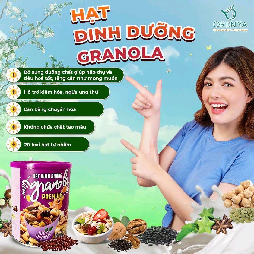 SIÊU HẠT GRANOLA PREMIUM ORENYA 500G HỘP THIẾC SIÊU GIÒN NGON-duoc-ban-tai-Minh Nguyệt Mall