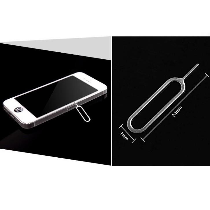 Que chọc sim S P bằng thép dùng lấy sim cho điện thoại samsung, oppo, xiaomi 3 Qc Store-duoc-ban-tai-QC Store