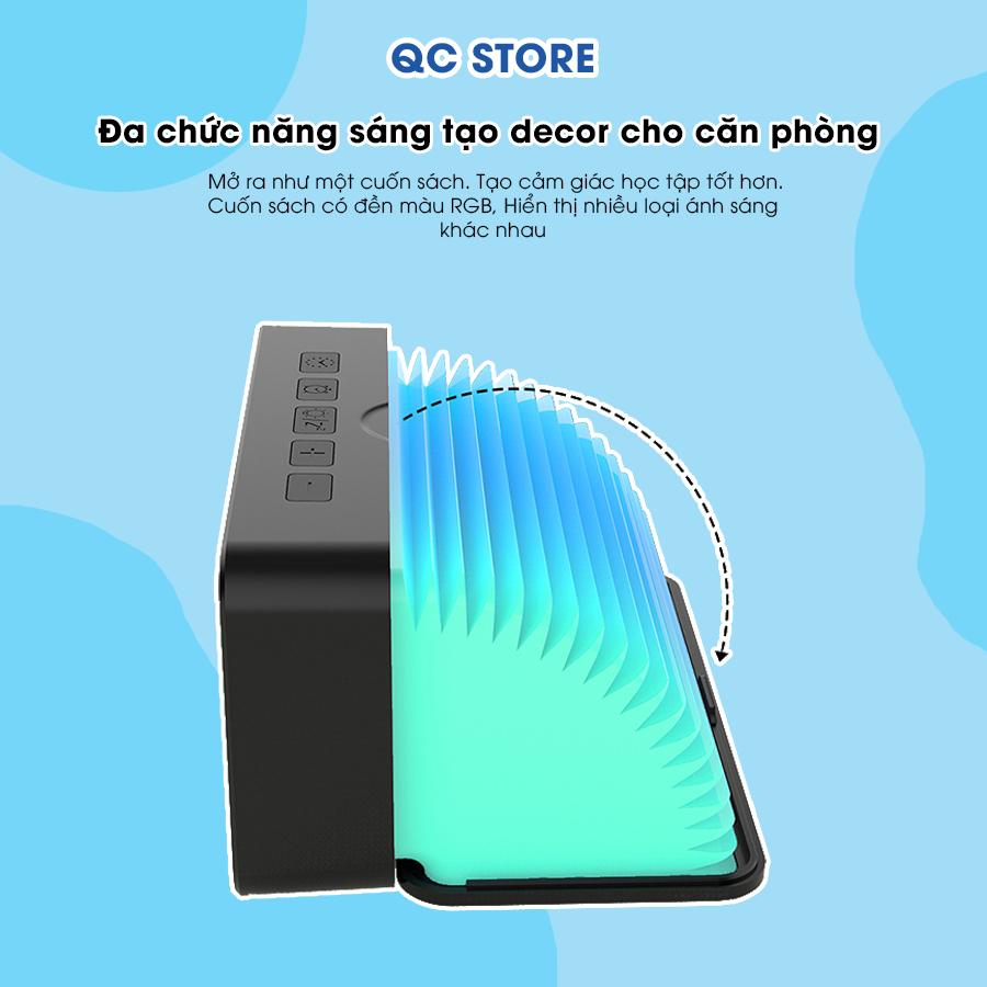 Đồng hồ decor thông minh điện tử để bàn mini cảm ứng âm thanh decor phòng ngủ phòng khách bàn làm việc QC Store-duoc-ban-tai-QC Store