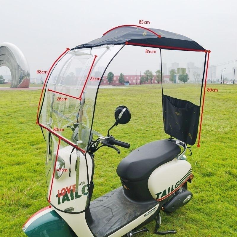 Mái che xe máy và xe đạp điện 790 có thể cuộn gấp gọn-duoc-ban-tai-Mái che xe máy và xe điện Thiên Linh