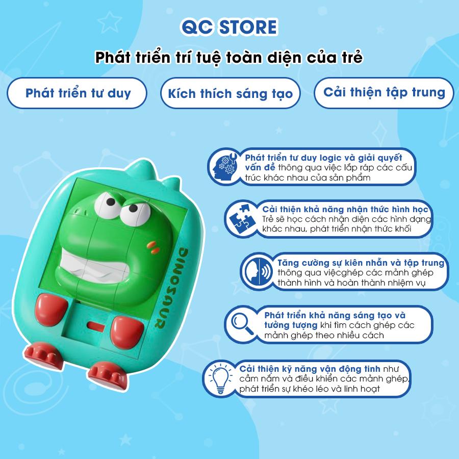 Đồ chơi trượt xếp hình thông minh 3D hình con vật đáng yêu làm quà tặng cho bé QC Store-duoc-ban-tai-QC Store