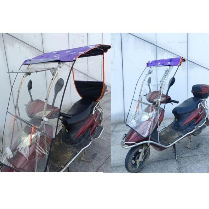 Mái che xe máy và xe đạp điện 1280 có thể gập gọn-duoc-ban-tai-Mái che xe máy và xe điện Thiên Linh