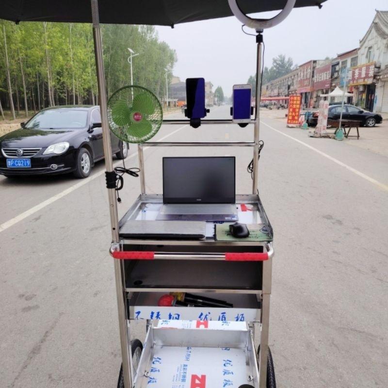 Xe đẩy LiveStream có Mái Che-duoc-ban-tai-Mái che xe máy và xe điện Thiên Linh
