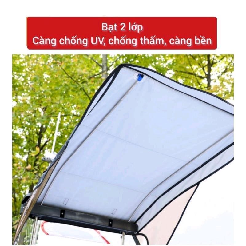 Mái che, ô che, dù che, mui che, rèm che, trùm che, bạt che xe gấp gọn trong phút mốt, phụ kiện xe 860-duoc-ban-tai-Mái che xe máy và xe điện Thiên Linh