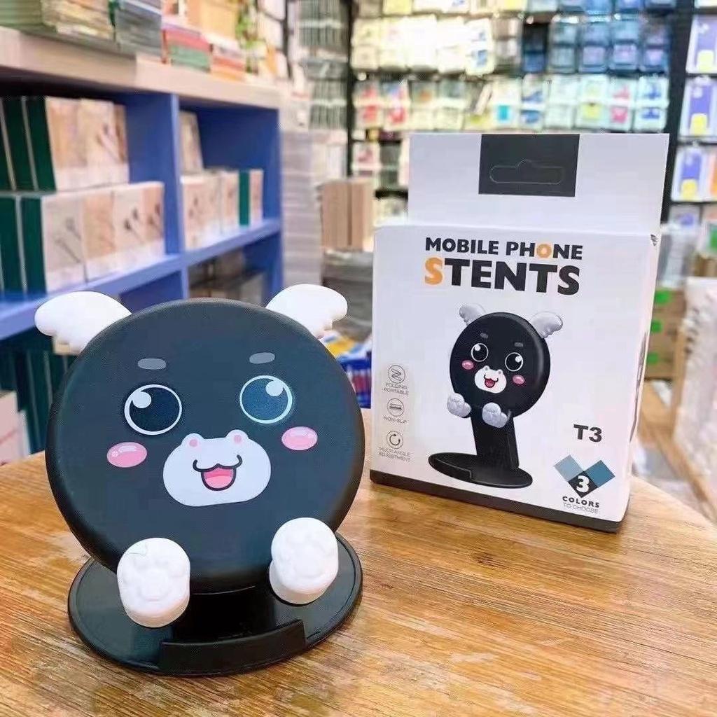 Giá đỡ điện thoại tản nhiệt livestream xếp gọn hình thú dễ thương để bàn đáng yêu QC Store-duoc-ban-tai-QC Store