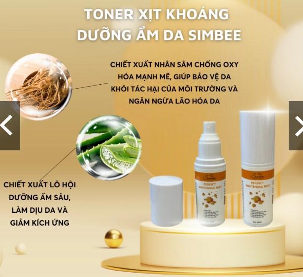 Xịt Khoáng Simbee - Dưỡng Ẩm, Làm Dịu Da, Ngăn Ngừa Lão Hóa - 100ml - Skincare-duoc-ban-tai-Minh Nguyệt Mall
