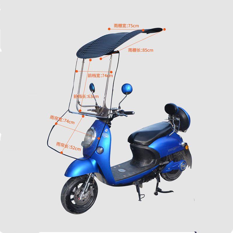 Mái che xe máy, phụ kiện xe máy, mái che, bạt phủ xe máy, bạt che xe máy, áo trùm xe máy, bạc che xe máy gấp gọn 425-duoc-ban-tai-Mái che xe máy và xe điện Thiên Linh