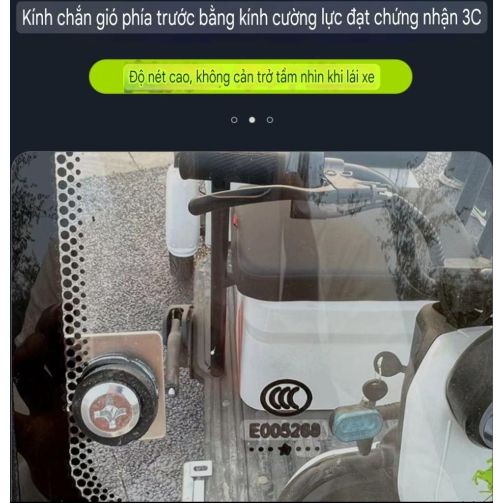 Kính xe điện 3 bánh Super Sports F68 130cm x 70cm-duoc-ban-tai-Mái che xe máy và xe điện Thiên Linh