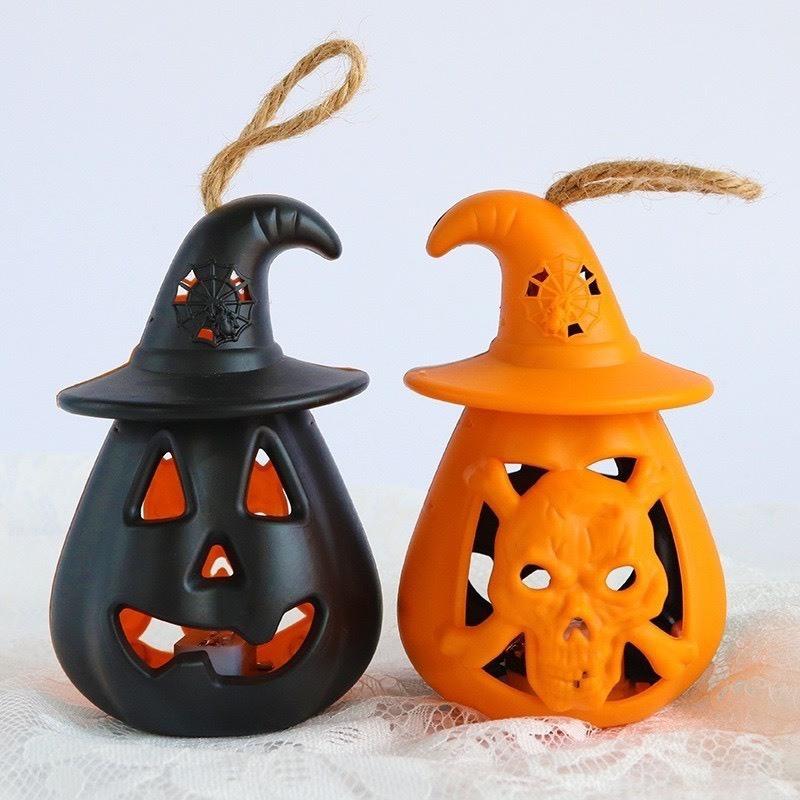 Đèn bí ngô Halloween Hapi Toys - Đồ chơi đèn led hình quả bí ngô dùng để trang trí dịp lễ Halloween quà tặng cho bé .-duoc-ban-tai-QC Store