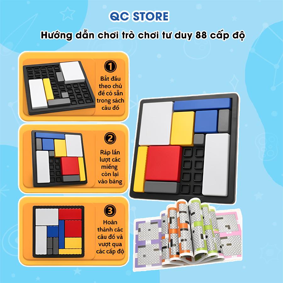 Đồ Chơi Xếp Hình Giải Đố 88 Câu Hỏi – Phát Triển Trí Tuệ Thúc Đẩy Kỹ Năng Tư Duy Logic Cho Trẻ QC Store-duoc-ban-tai-QC Store