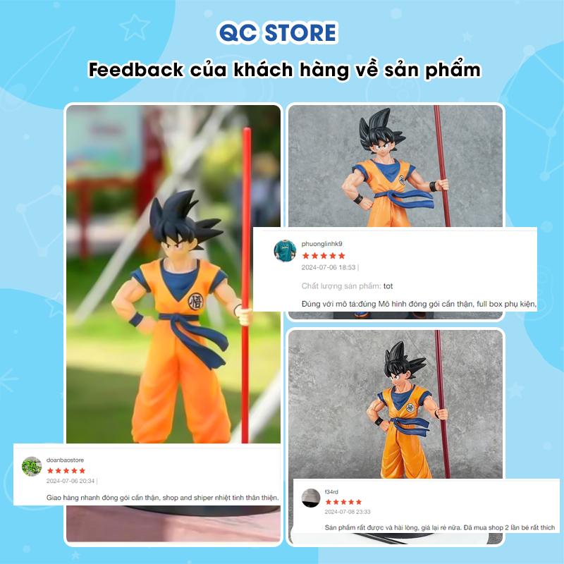 Mô hình Son goku Dragon Ball phiên bản giới hạn kỷ niệm 20 năm cao 27 cm Figure Songoku limited 20th anniversary 22cm-duoc-ban-tai-QC Store