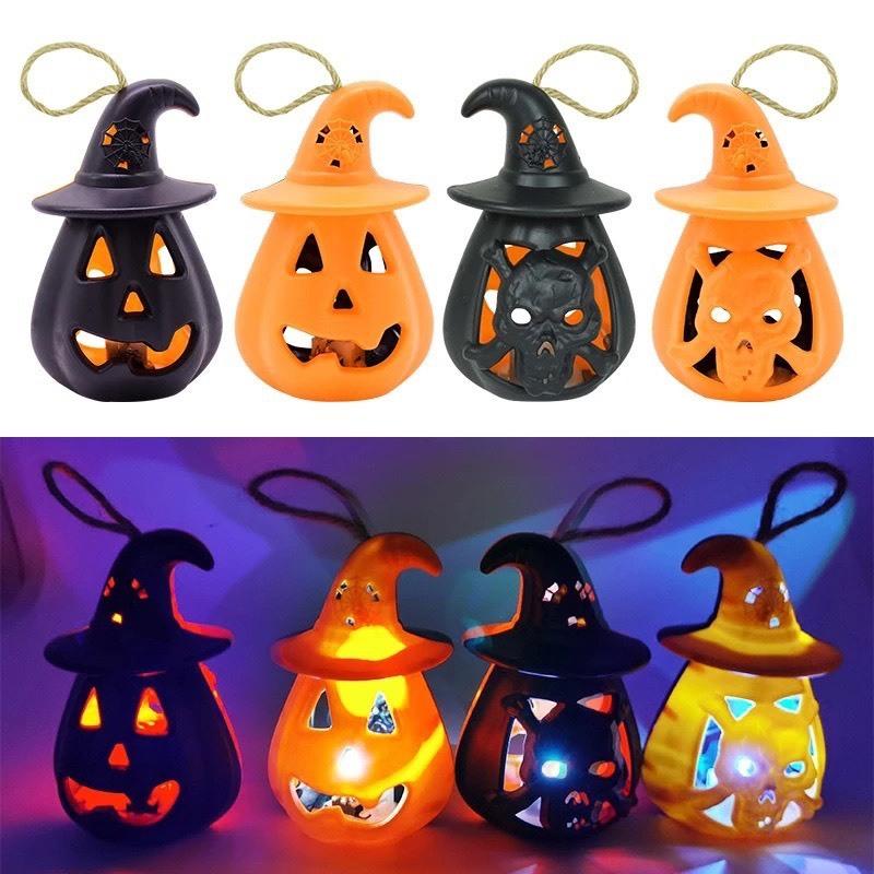 Đèn bí ngô Halloween Hapi Toys - Đồ chơi đèn led hình quả bí ngô dùng để trang trí dịp lễ Halloween quà tặng cho bé .-duoc-ban-tai-QC Store