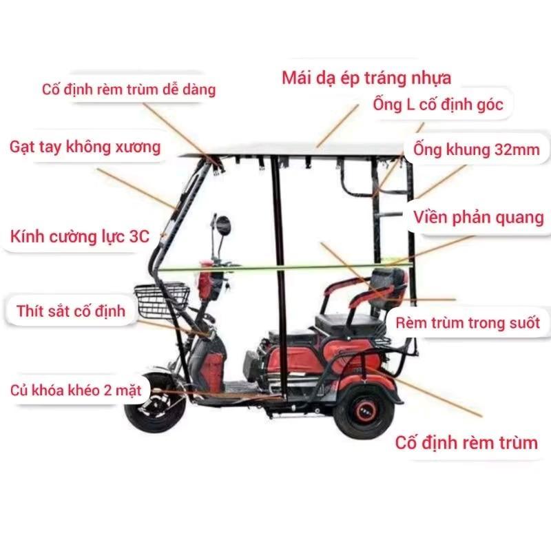 Mái che xe 3 bánh khung sắt 1590-duoc-ban-tai-Mái che xe máy và xe điện Thiên Linh