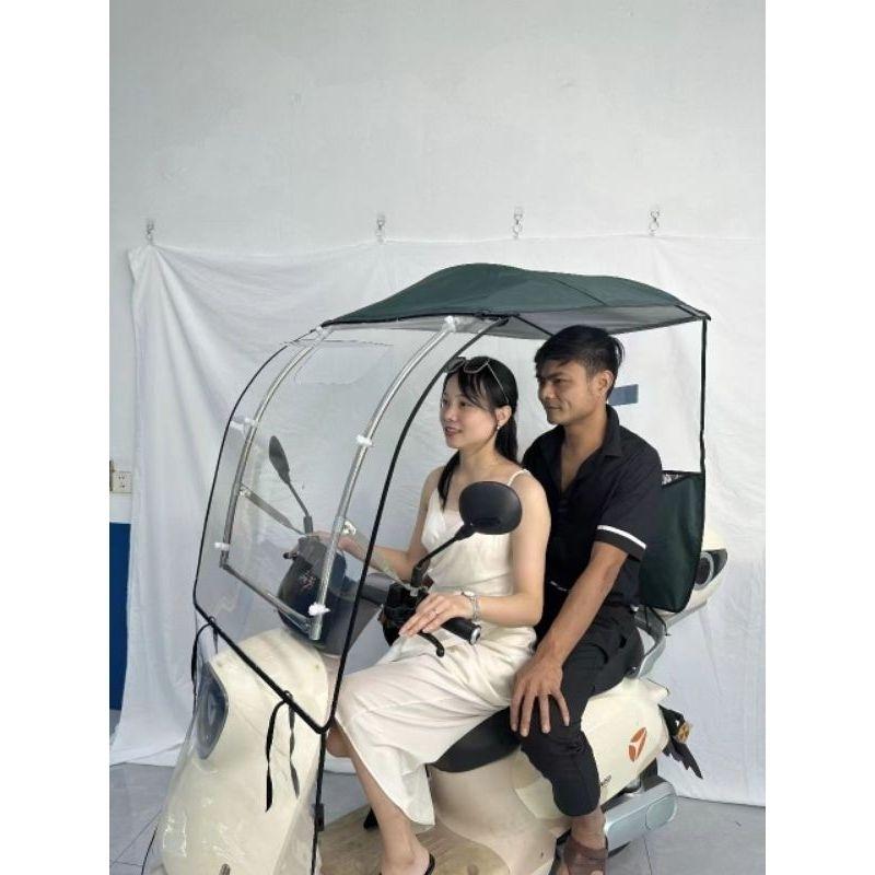 Mái che xe máy và xe đạp điện 790 có thể cuộn gấp gọn-duoc-ban-tai-Mái che xe máy và xe điện Thiên Linh