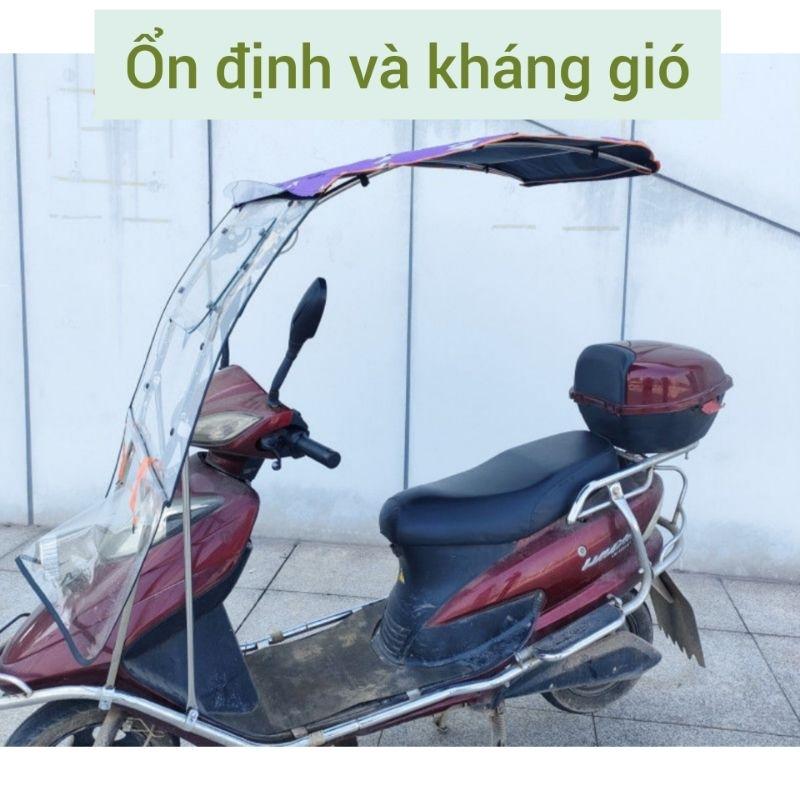 Mái che xe máy và xe đạp điện 1280 có thể gập gọn-duoc-ban-tai-Mái che xe máy và xe điện Thiên Linh