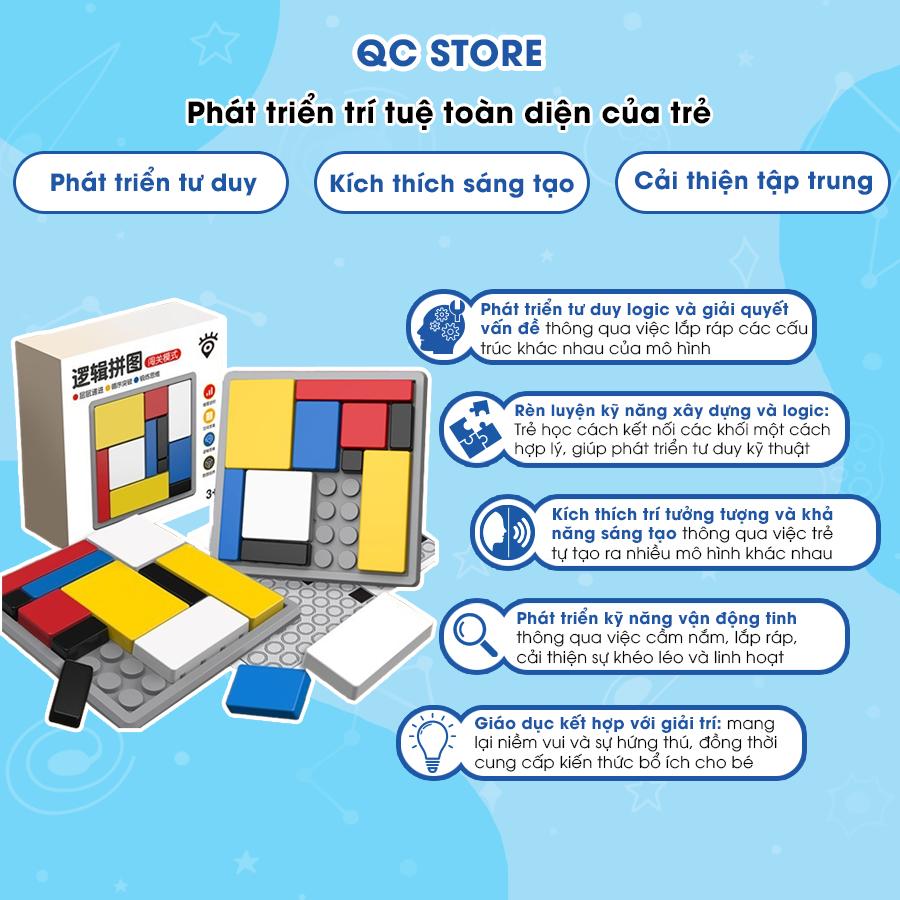 Đồ Chơi Xếp Hình Giải Đố 88 Câu Hỏi – Phát Triển Trí Tuệ Thúc Đẩy Kỹ Năng Tư Duy Logic Cho Trẻ QC Store-duoc-ban-tai-QC Store