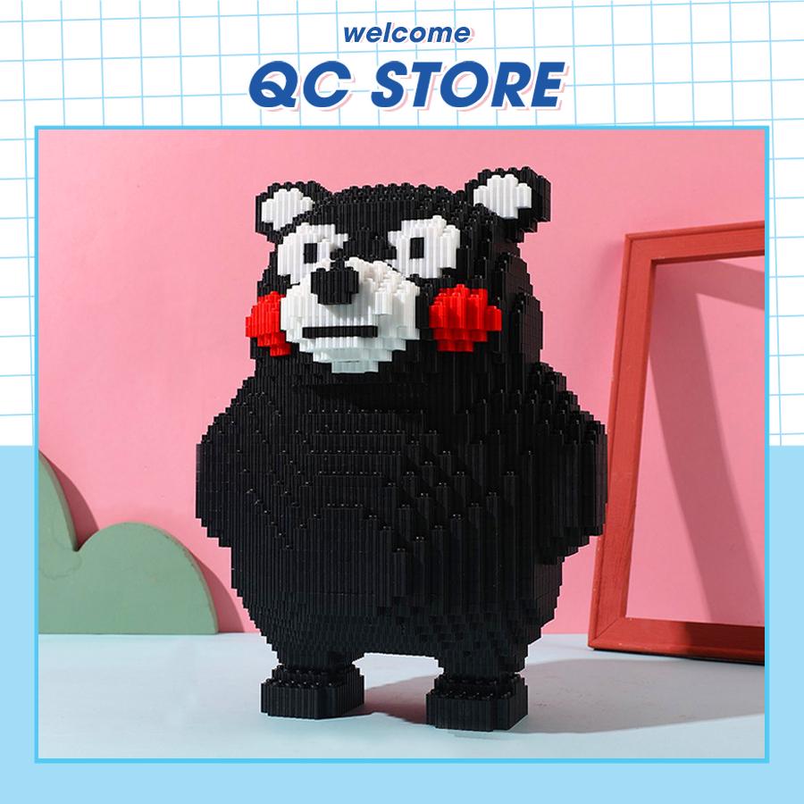 Kumamon đồ chơi lắp ráp sáng tạo xếp hình 3D cao cấp thông minh cho bé QC Store-duoc-ban-tai-QC Store