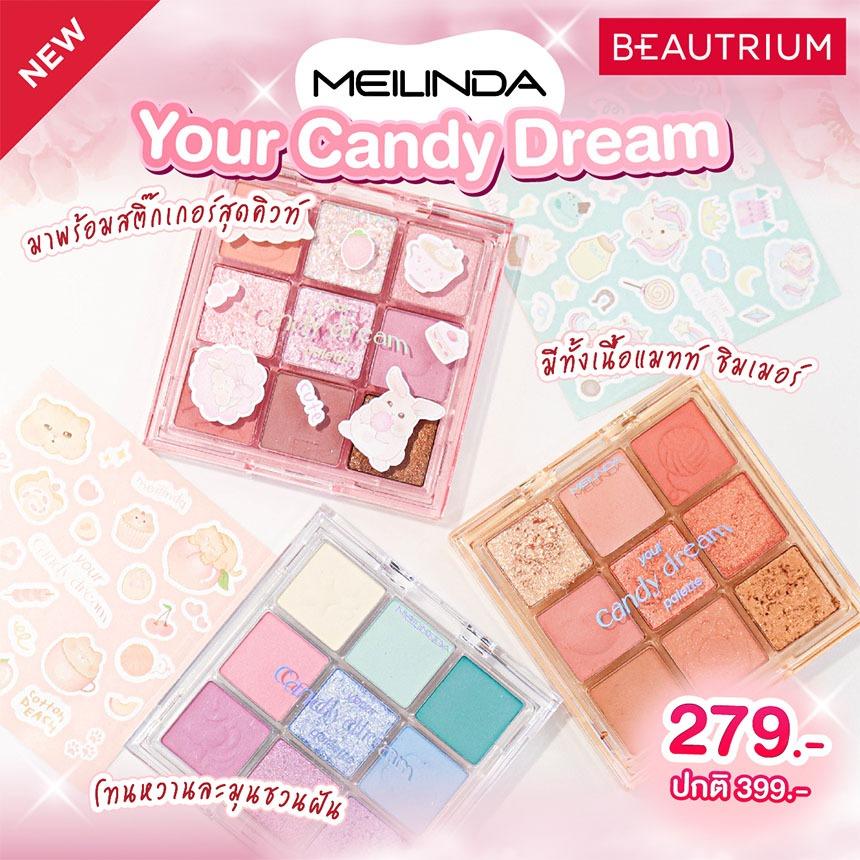 [SẴN 3 MÃ-GIÁ SĂN SALE] Phấn mắt Meilinda Your Candy Dream Palette 5.4gr-duoc-ban-tai-Alice Boutique