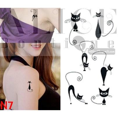 (N1-9) Hình xăm tattoo dán loại nhỏ-duoc-ban-tai-Alice Boutique
